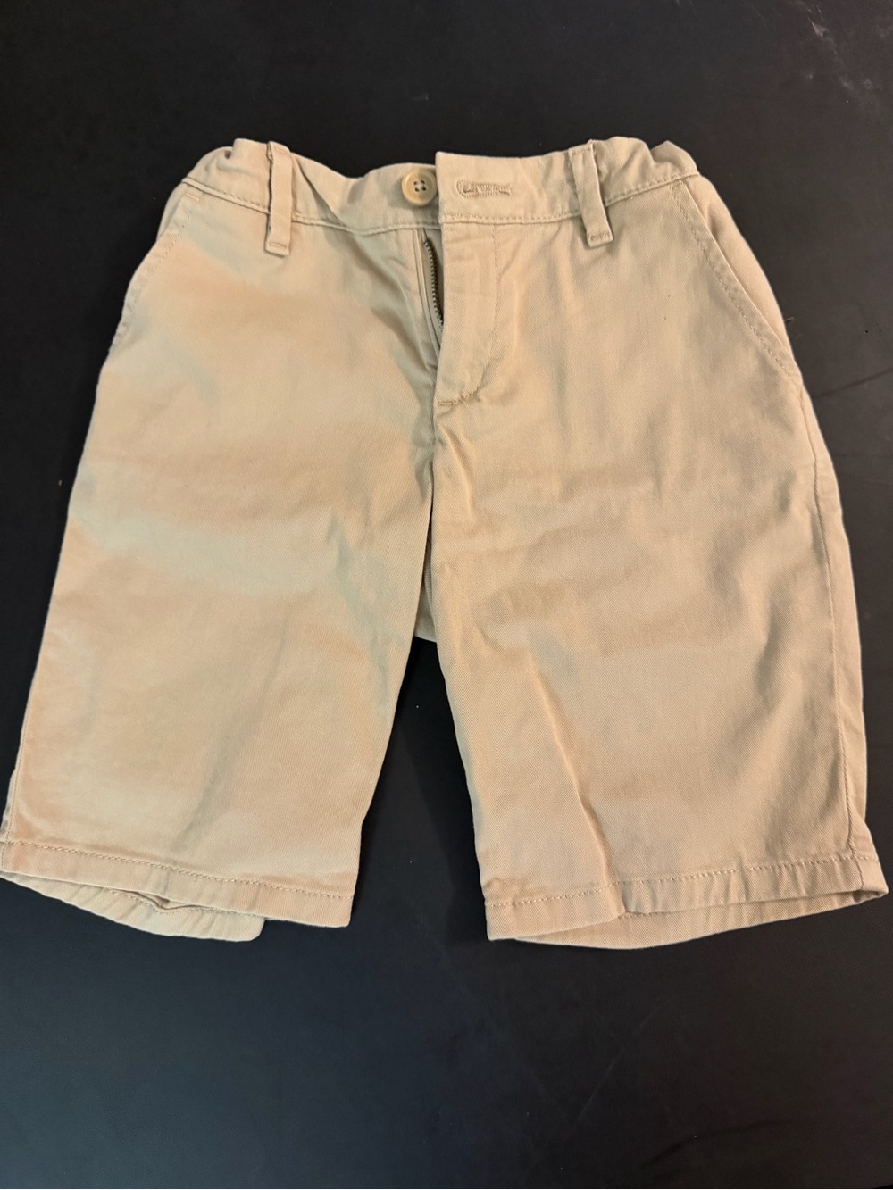 Girl’s Classic Khaki Shorts - Neutral Tan